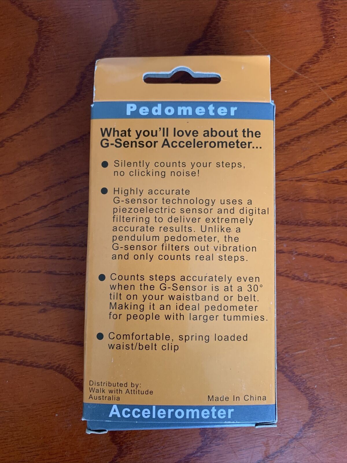 G-Sensor Accelerometer Pedometer – Retro Unit