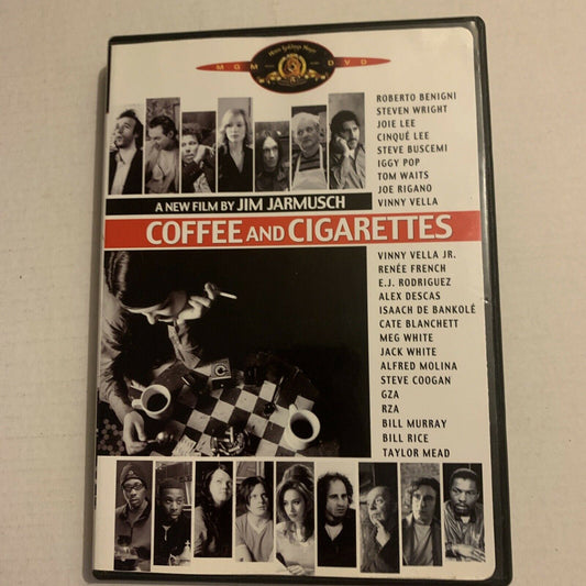 Coffee And Cigarettes (DVD, 2003) Jim Jarmusch, Tom Waits, Iggy Pop. Region 1