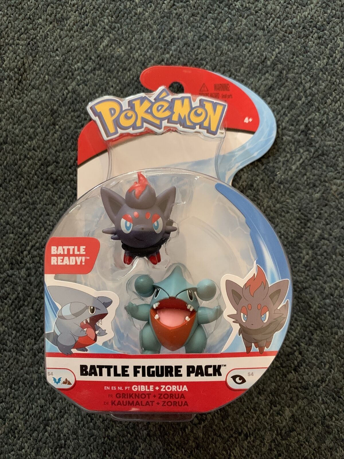 Pokémon Battle Figure Pack - Gible & Zorua