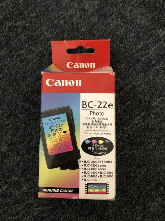 Canon BC-22E Cartridge to suit BJC-4200 series/4300/4550/4650  4 colours