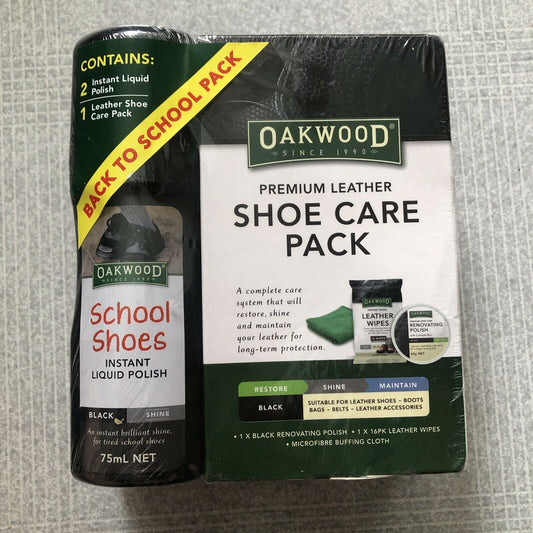 Oakwood Pemium Leather Shoe Care Pack