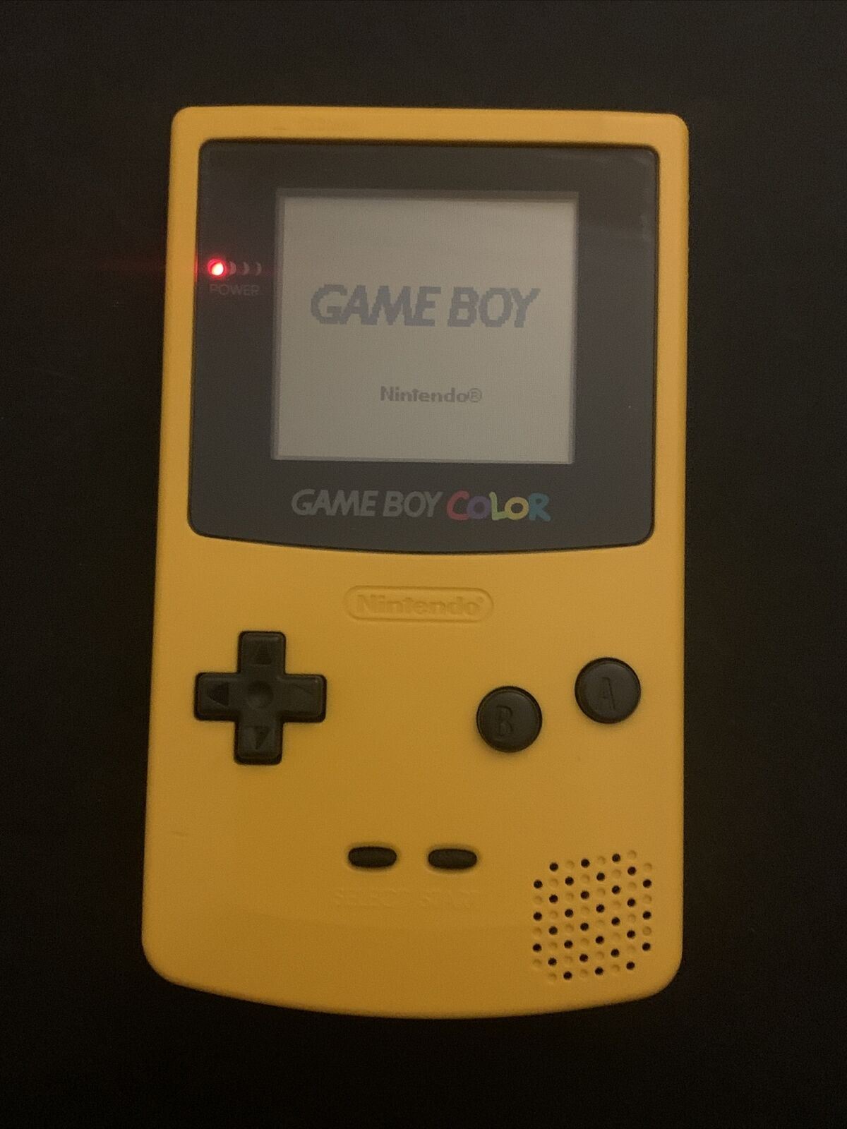 Nintendo Gameboy Color Yellow - Handheld Console CGB-001 Made in Japan ...