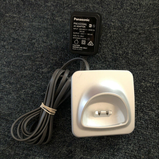 Genuine Panasonic PNLC1042 Base Charger & AC Adapter PNLV233AL 4.8v 160mA