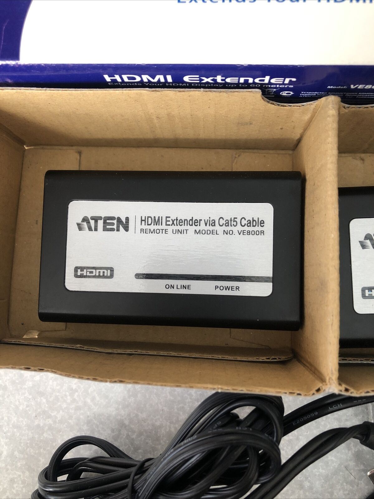 Aten HDMI EXTENDER Over Cat5 Ethernet Video Extender with Audio - 1920x1200@60Hz