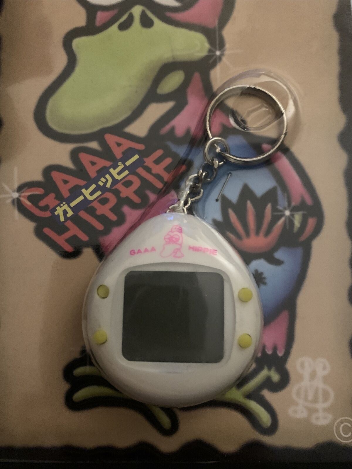 *New* GAAA Hippie Digital Duck Tamagotchi White