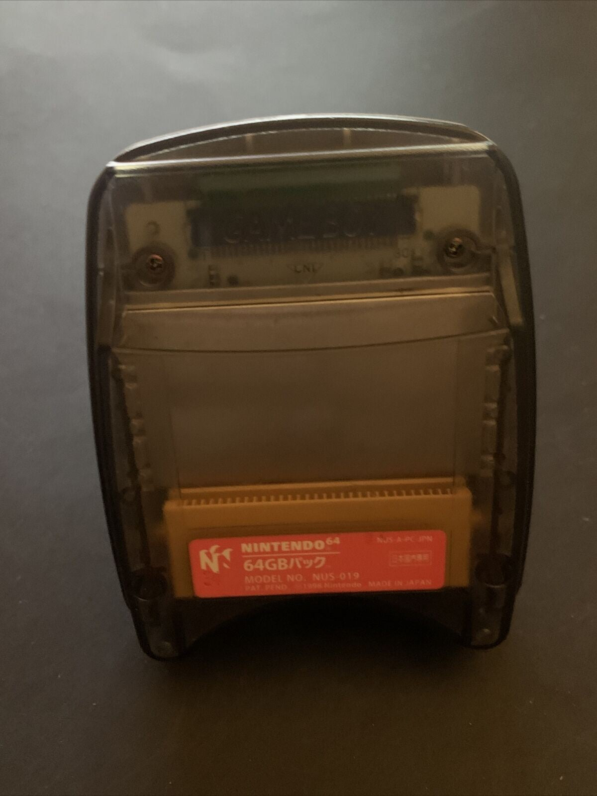 Genuine N64 Nintendo Transfer Pak NUS 019