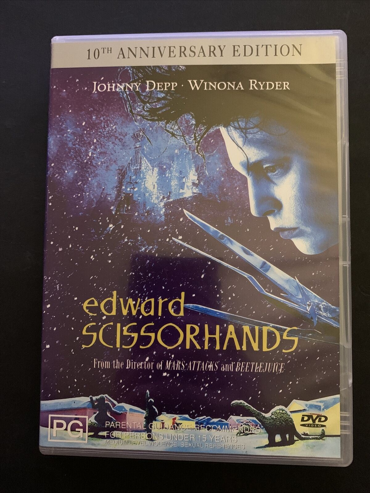 Edward Scissorhands - 10th Anniversary Edition (DVD, 1990) Region 4&2