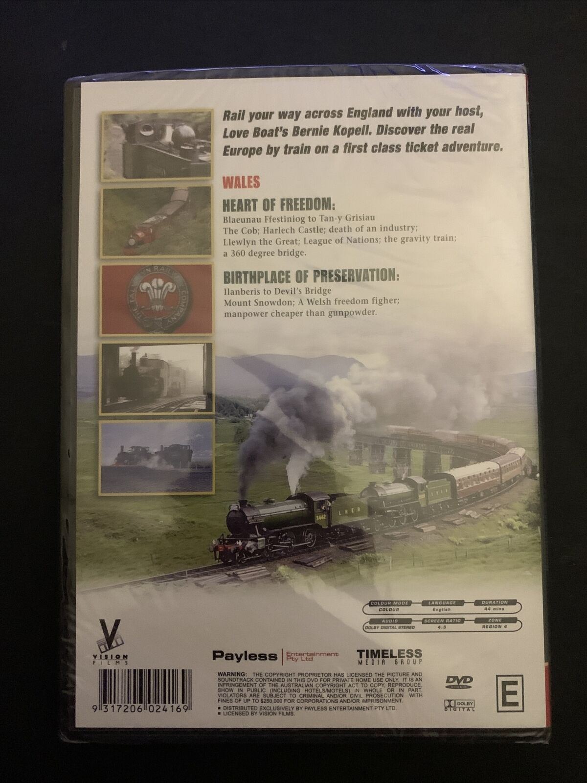 *New Sealed* Railway Adventures Across Europe (DVD) Region 4