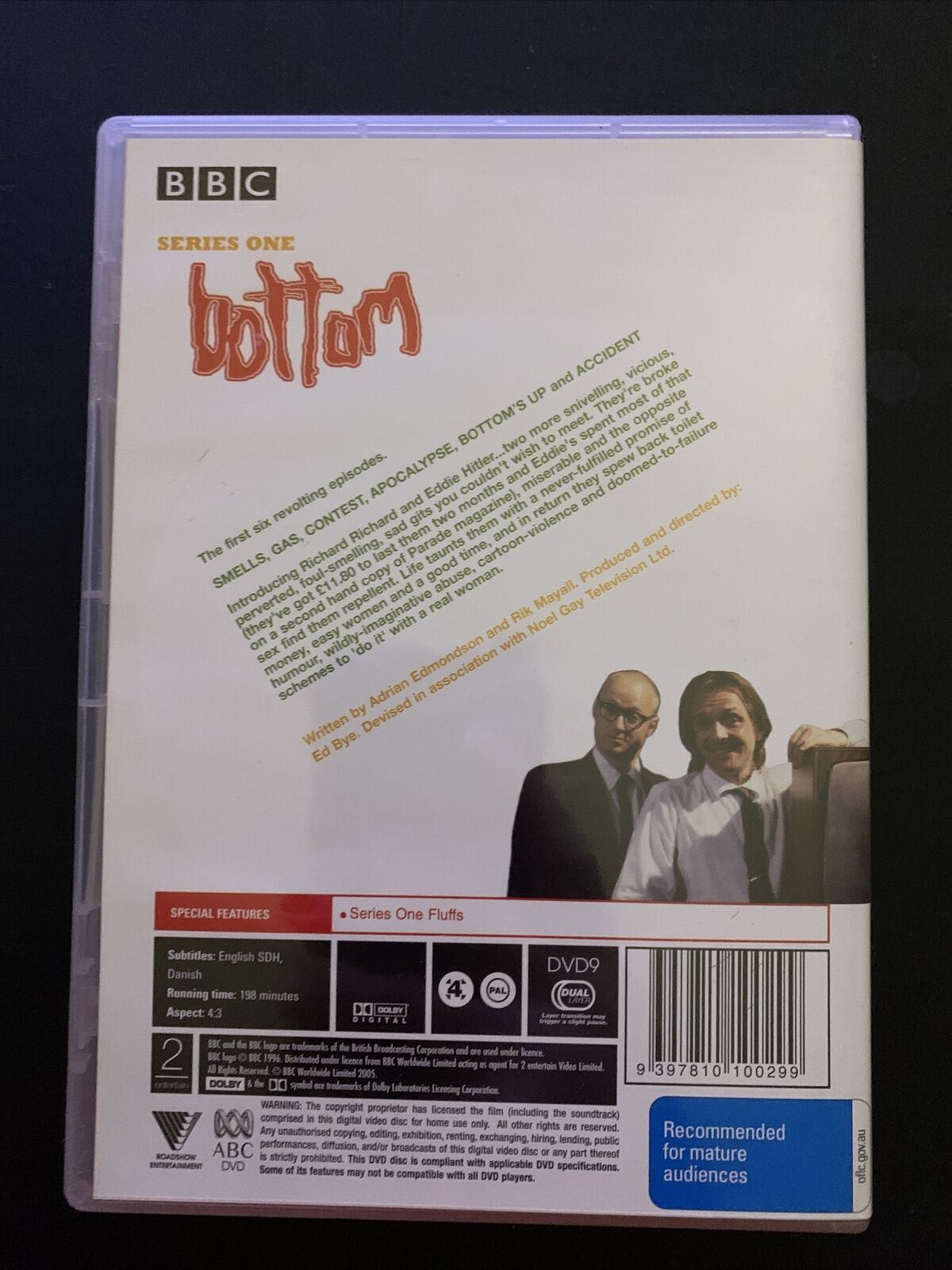 Bottom : The Complete Series 1-3 (DVD) Adrian Edmondson, Rick Mayall. Region 4&2