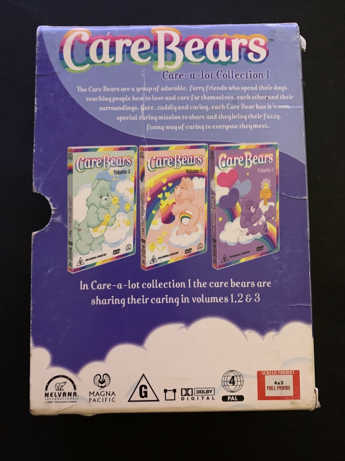 Care Bears : Collection 1 (DVD, 2004, 3-Disc Set) Region 4
