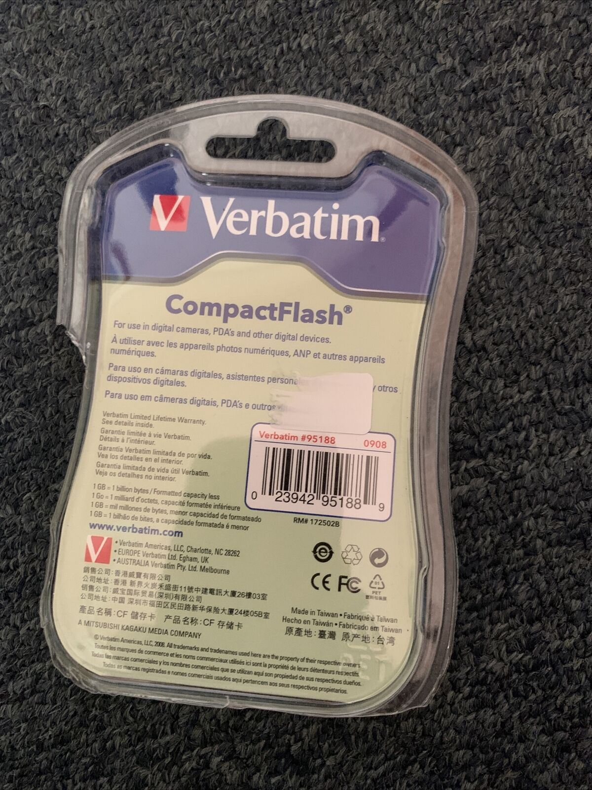 Verbatim CompactFlash 4 GB Memory Card CF