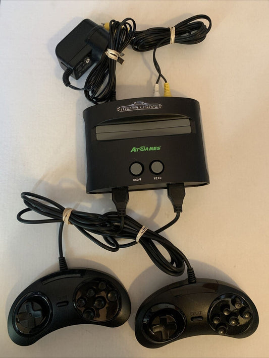 AtGames Sega Genesis Classic Game Console with 80 Games with Cartridge Slot