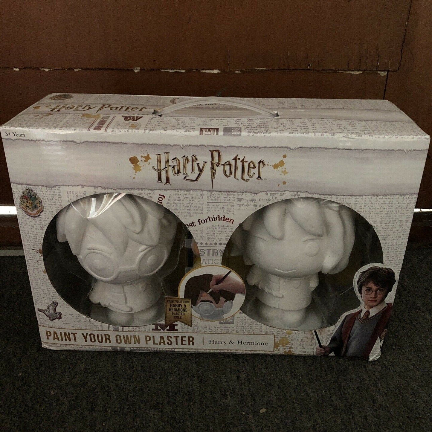 Harry Potter - Paint Your Own Harry & Hermione Plaster Set