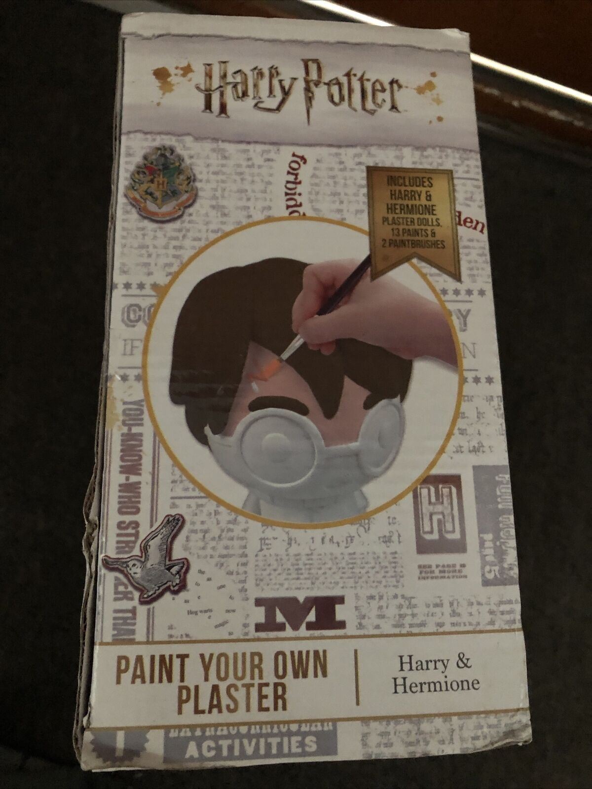 Harry Potter - Paint Your Own Harry & Hermione Plaster Set