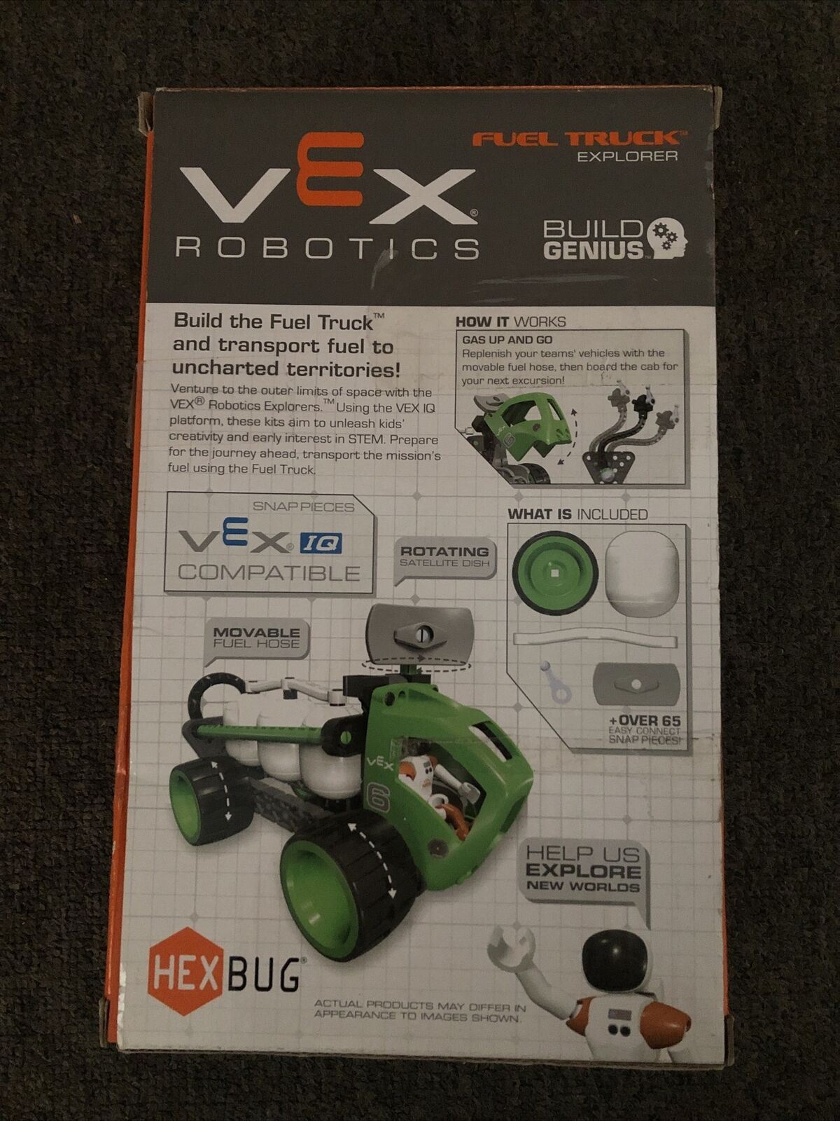 HEXBUG VEX Robotics - Fuel Truck Explorer ~ Construction Kit Snap Kit Age 6-12
