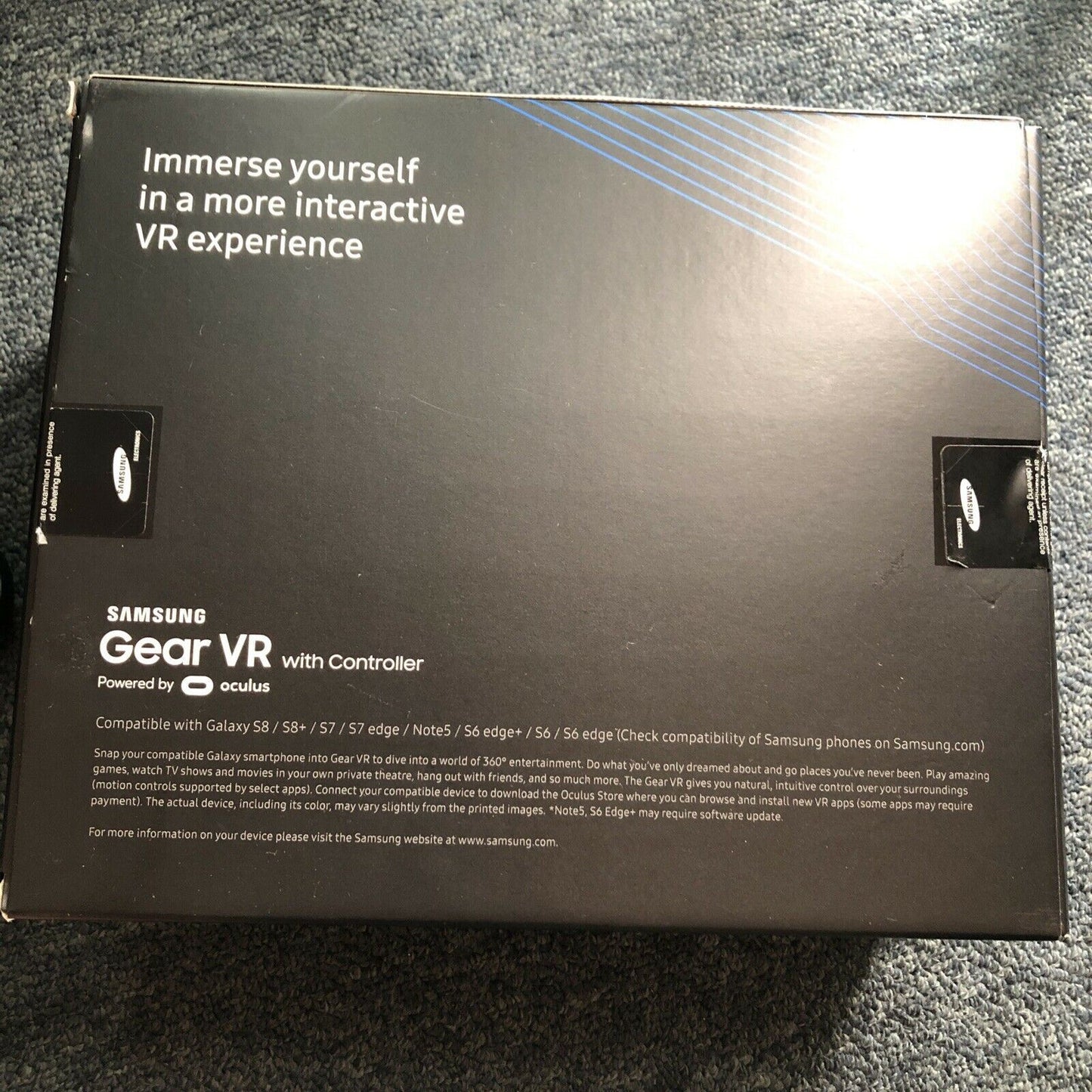 Samsung SM-R324 Gear VR with Controller - Orchid Grey (SM-R324NZAAXSA)