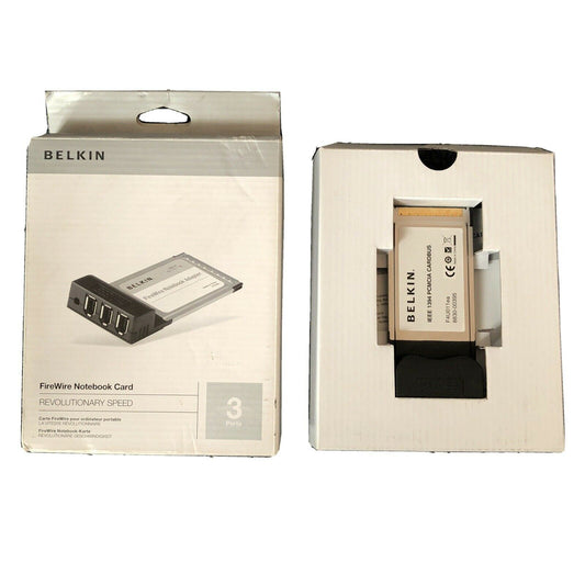 Belkin FireWire Notebook Card IEEE 1394 PCMCIA Card
