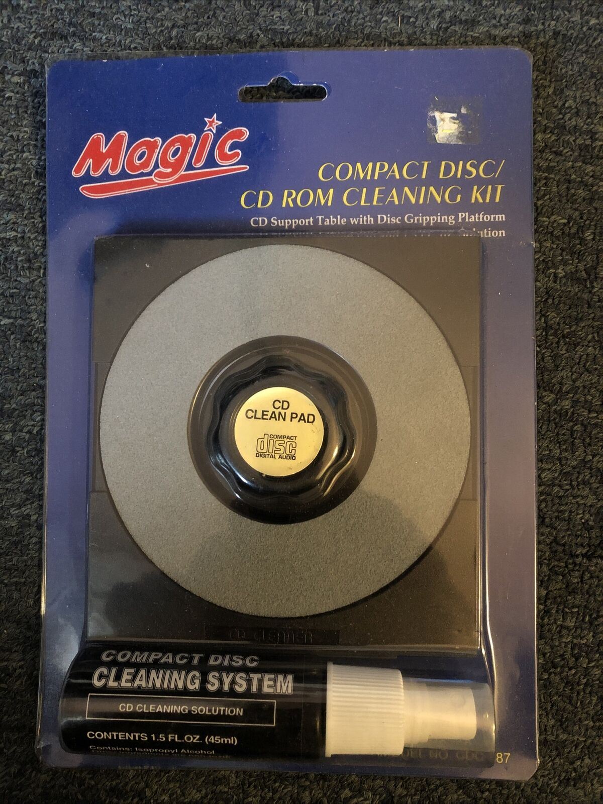 Magic Compact Disc CD-ROM Cleaning Kit