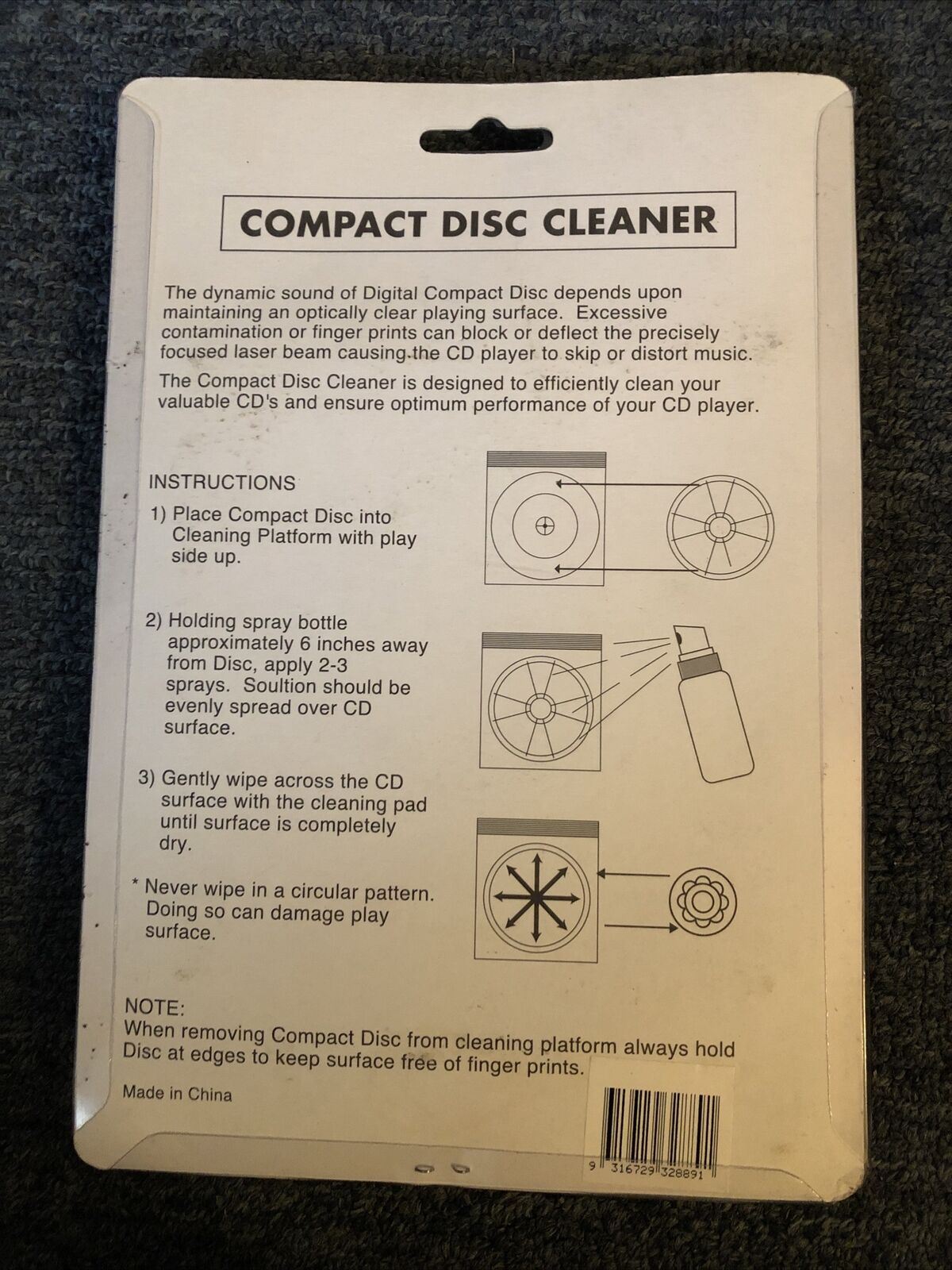 Magic Compact Disc CD-ROM Cleaning Kit