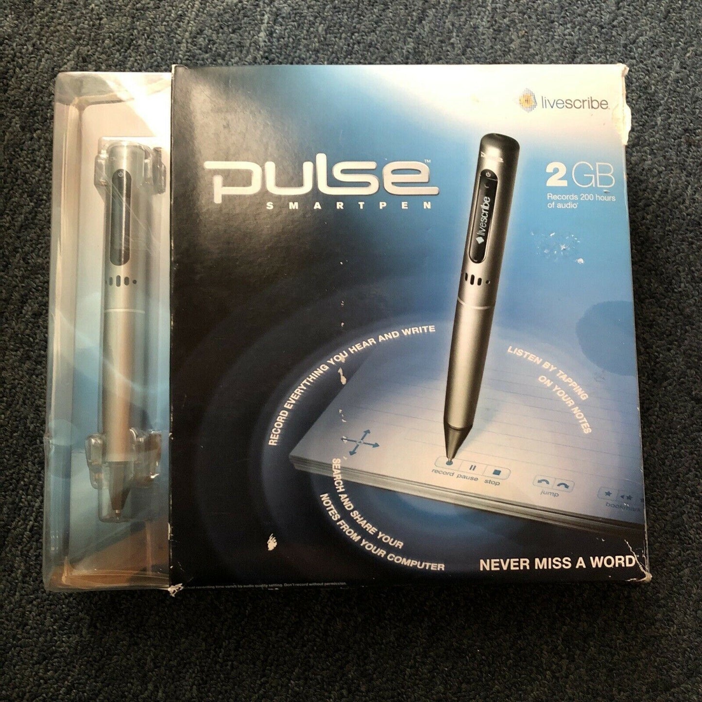 LiveScribe Pulse Smart Pen 2GB (APA00003) for Windows / Mac Retro Unit