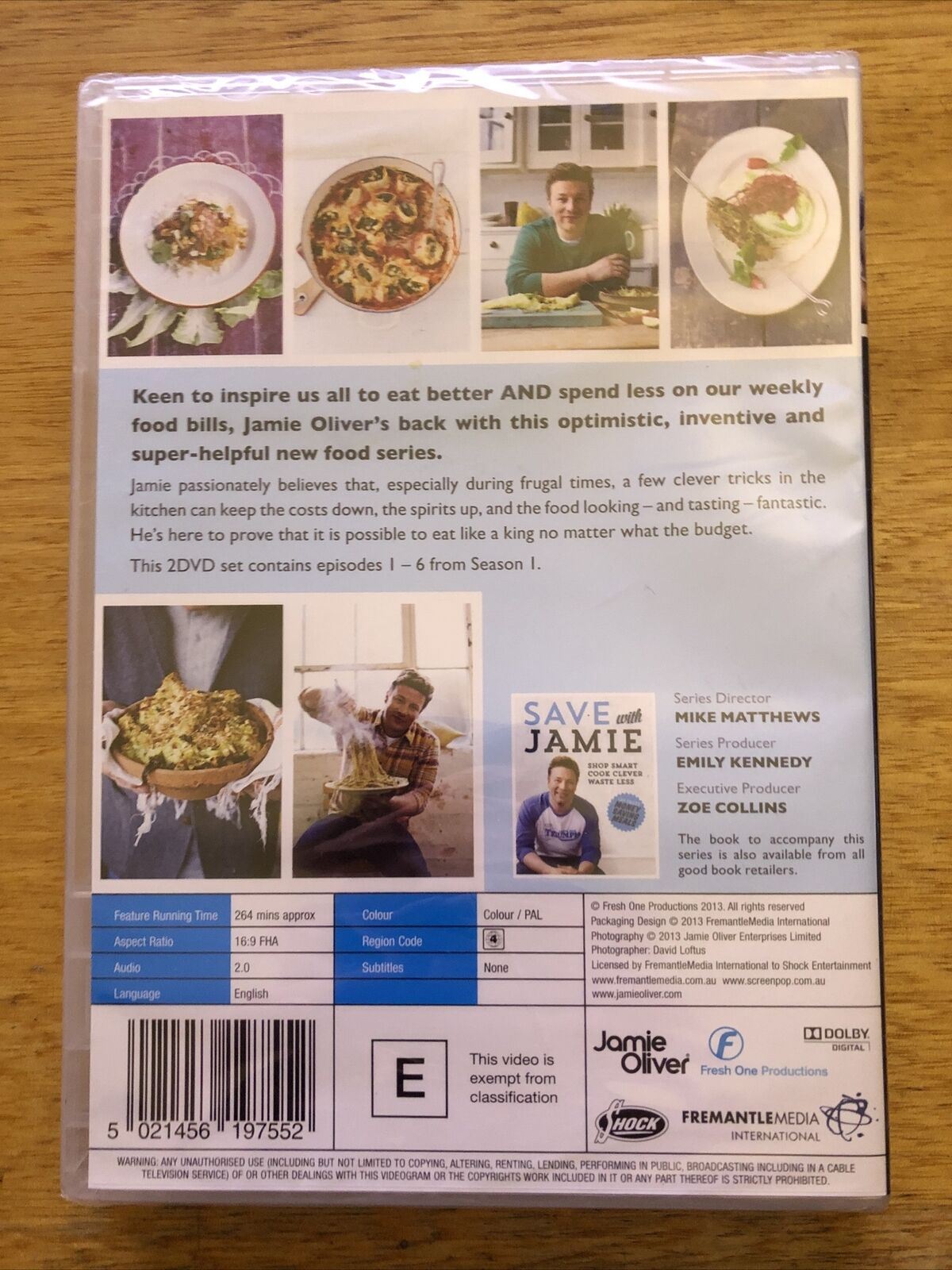 *New Sealed* Save With Jamie (DVD, 2013) Jamie Oliver Region 4