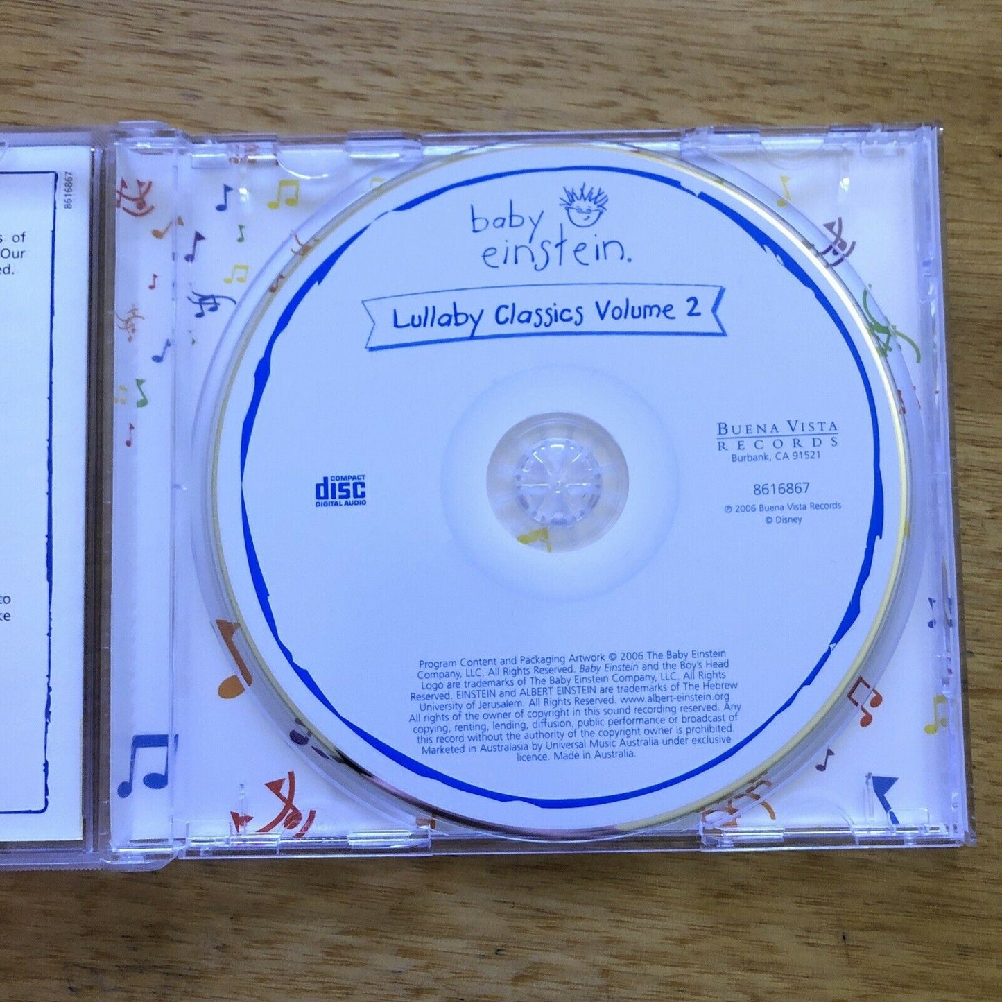 Baby Einstein ‎– Lullaby Classics Volume 2 CD Walt Disney 2006