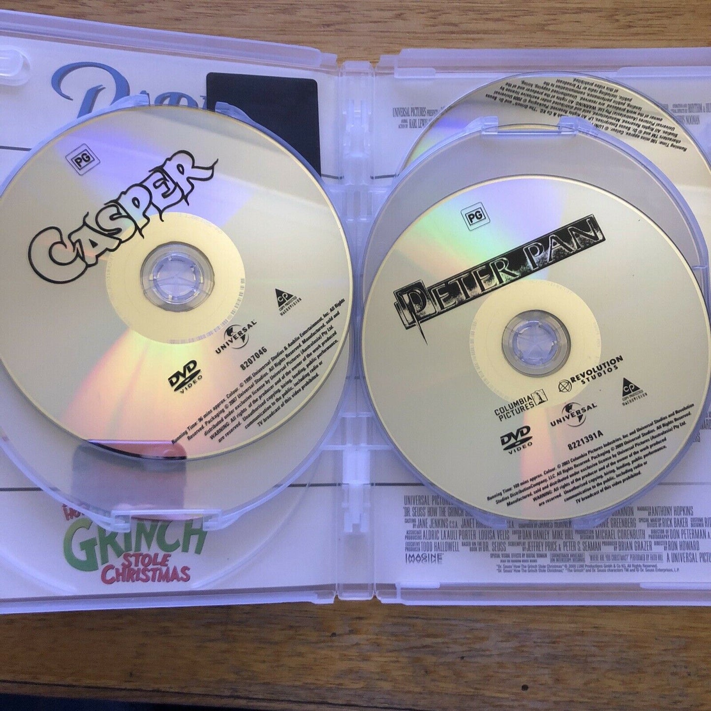 Kids Collection: Babe / Casper / Peter Pan / Thunderbirds / The Grinch DVD