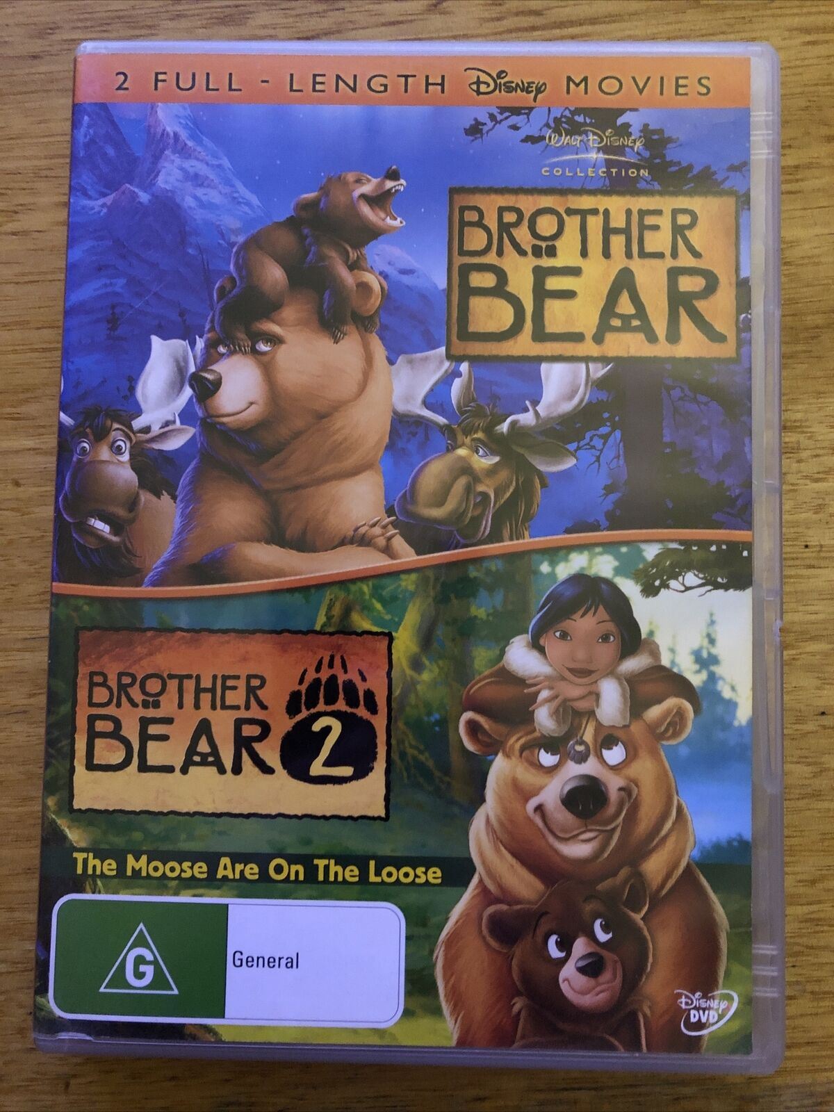 Brother Bear / Brother Bear 2  (DVD, 2009, 2-Disc) Region 4