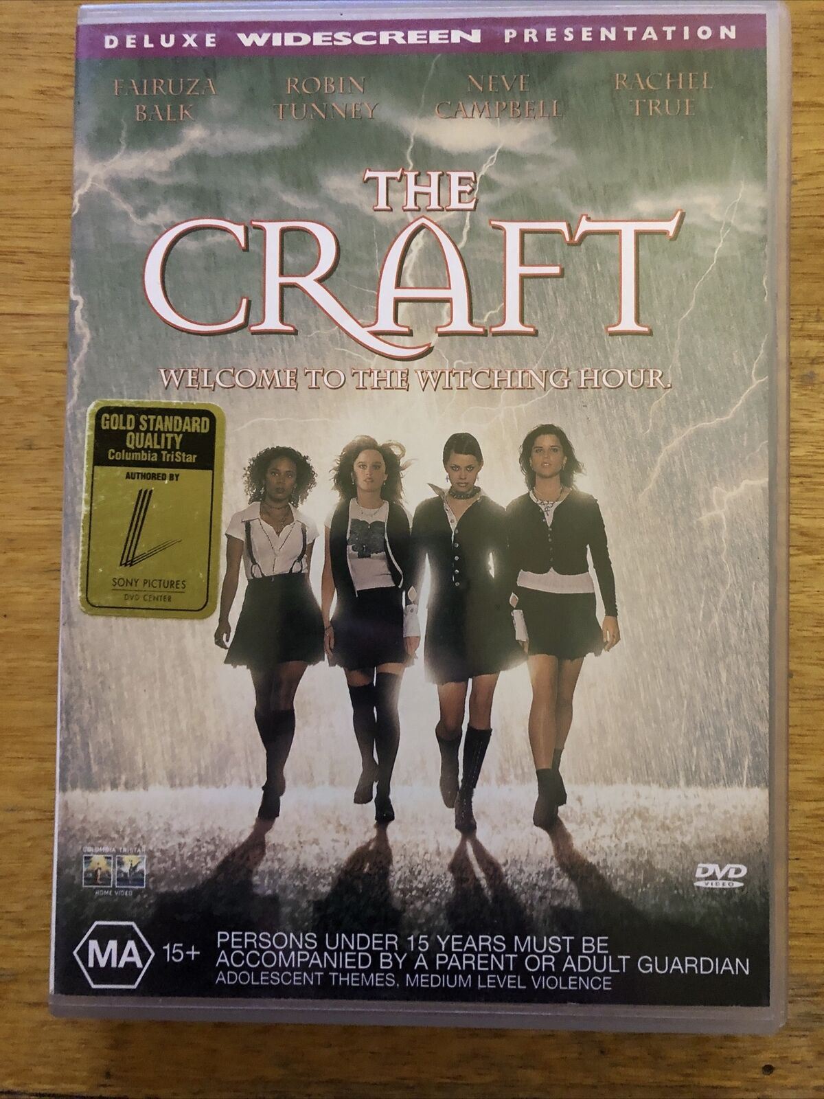 The Craft (DVD, 1996) Robin Tunney, Fairuza Balk, Neve Campbell. Region 4