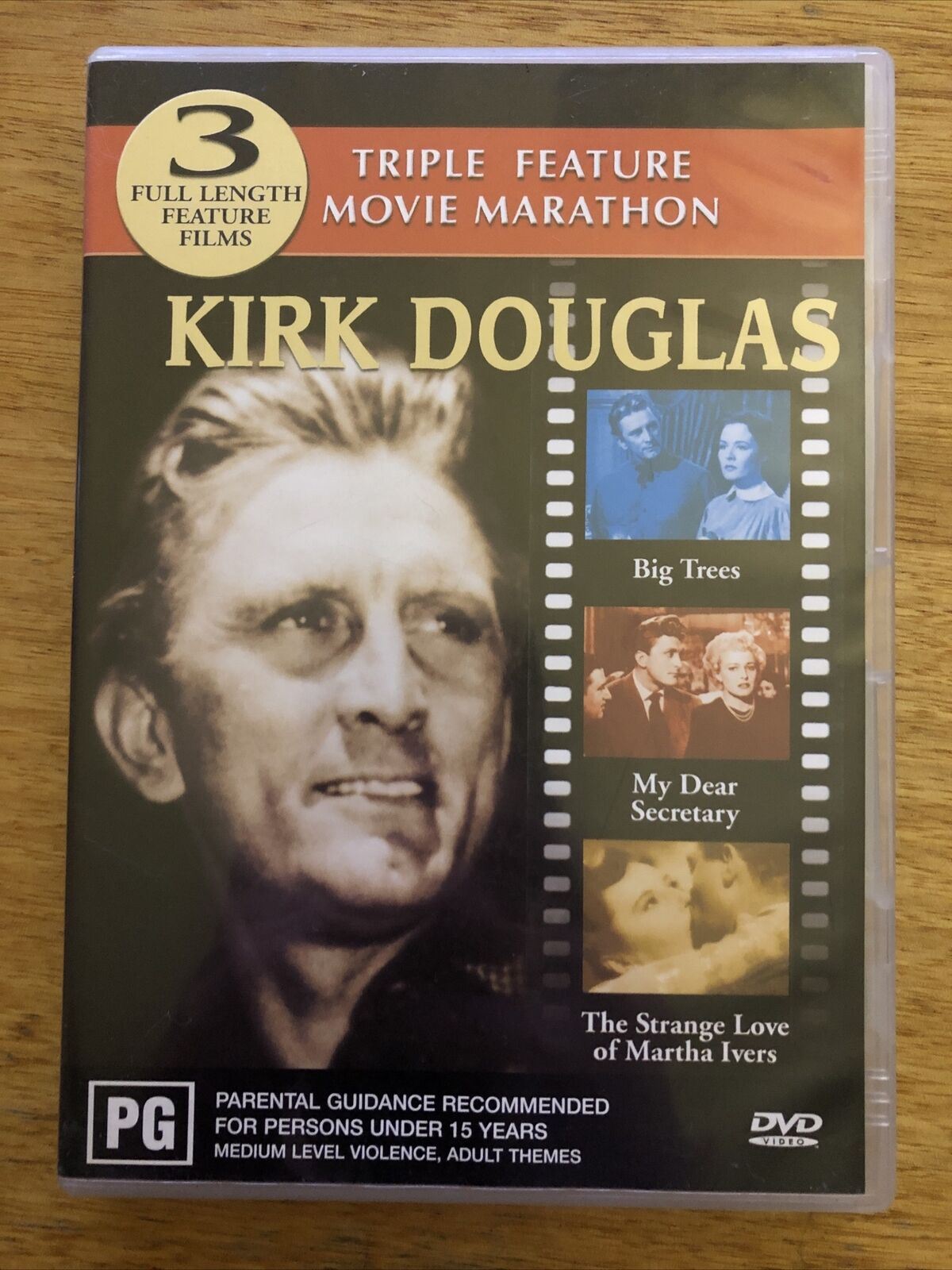 Big Trees /My Dear Secretary /The Strange Love of Martha Ivers -DVD Kirk Douglas