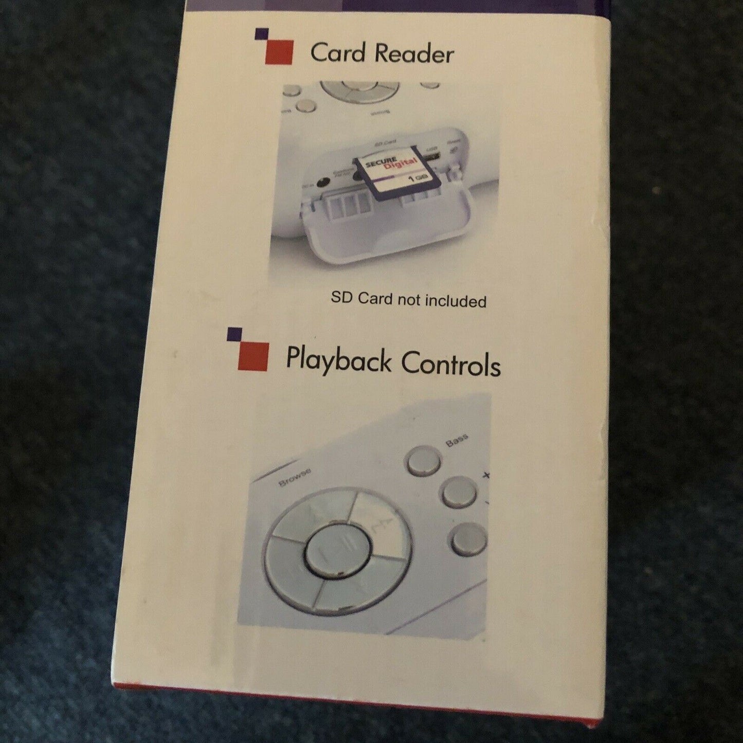 Legend Baby Boom Box MP3 FM Radio Player