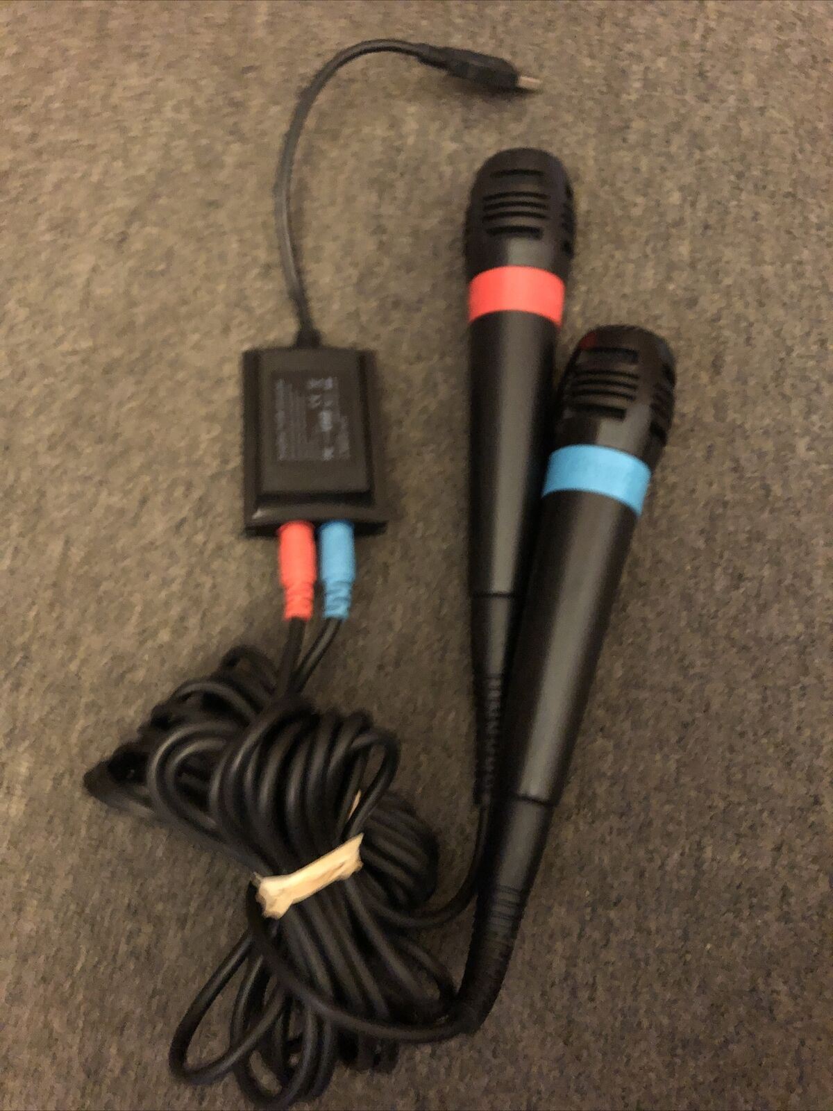 Singstar PS2 Playstation 2 Bundle - 2 Microphones with Adapter and 2 Games