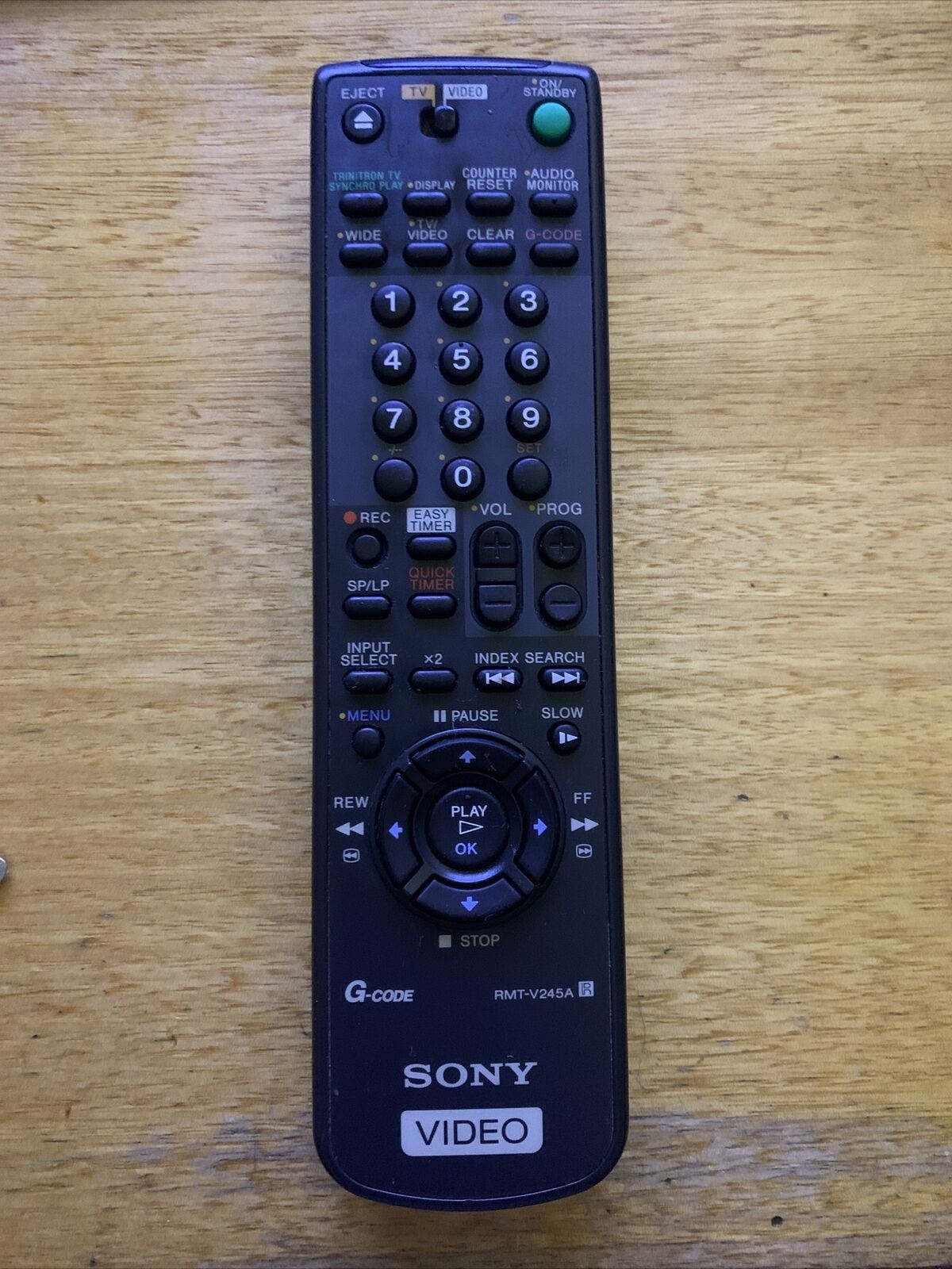 Genuine SONY RMT-V245A VHS Remote Control