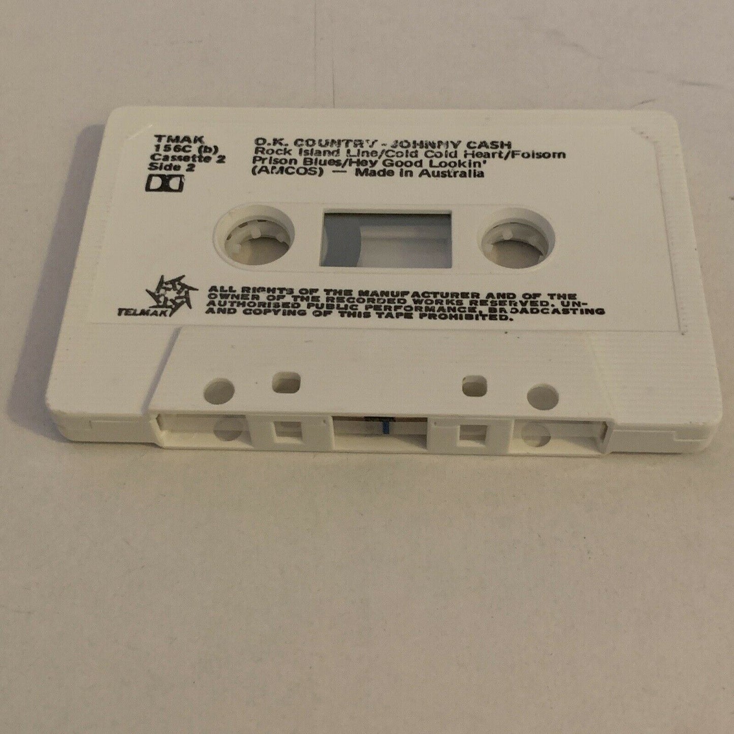 Johnny Cash - OK Country - Cassette Audio Tape
