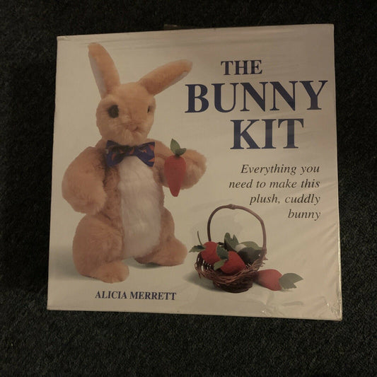 *New Sealed* The Bunny Kit - Make Your Own Plush Cuddly Bunny Alicia Merrett