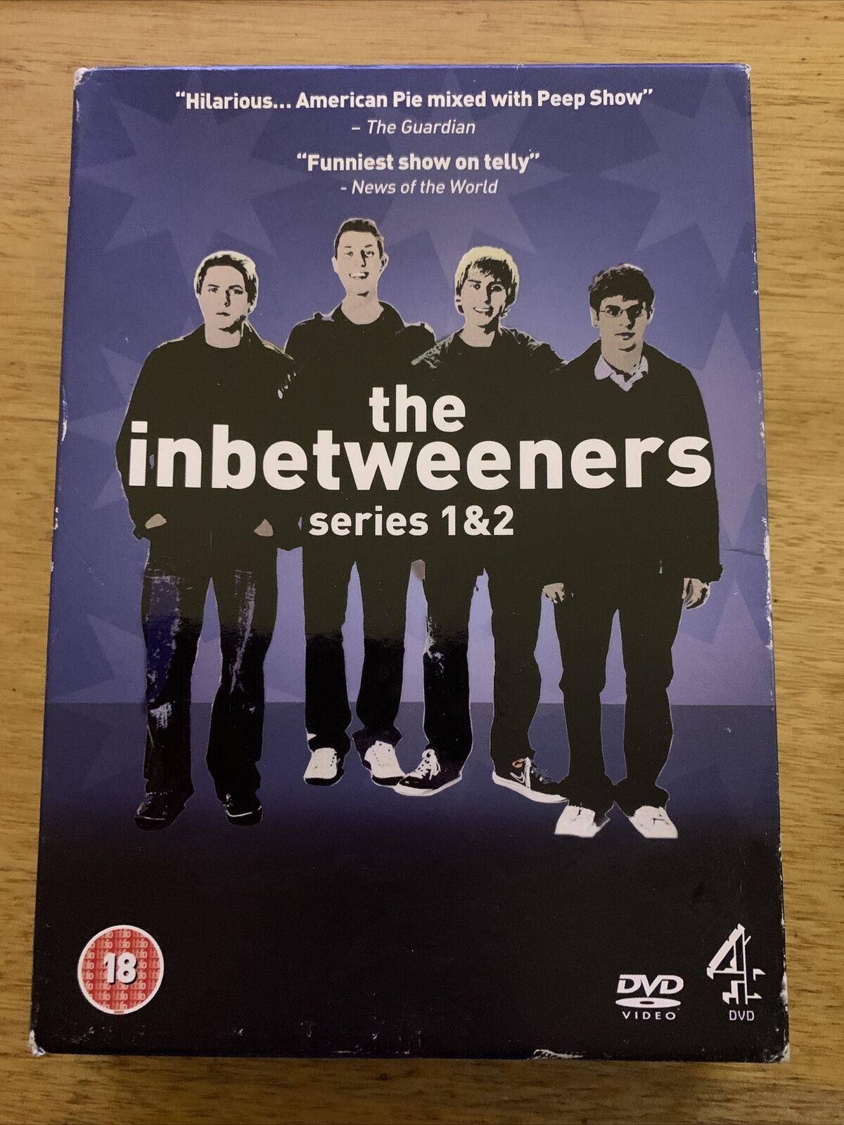 The Inbetweeners - Series 1 & 2 (DVD, 2009) Joe Thomas, Simon Bird Reg ...