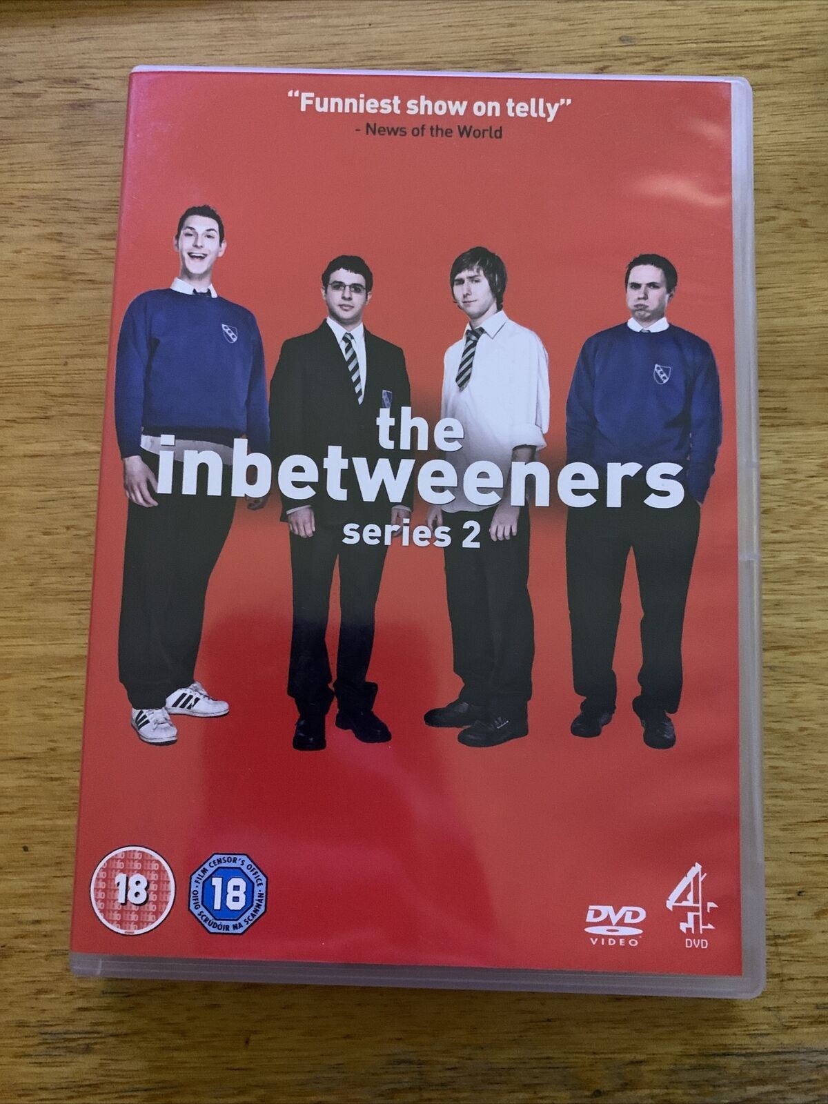 The Inbetweeners -  Series 1 & 2 (DVD, 2009) Joe Thomas, Simon Bird Region 2