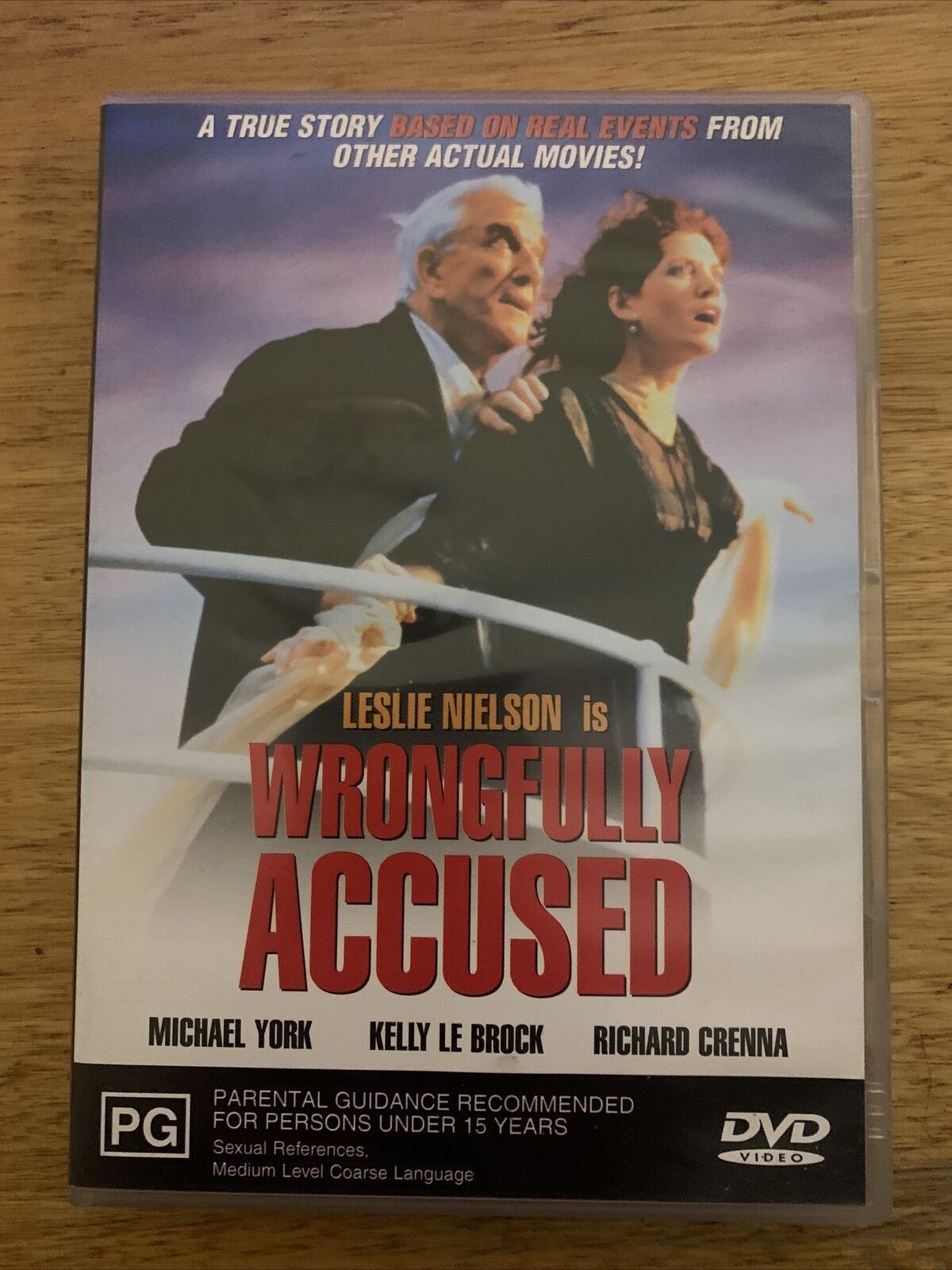 Wrongfully Accused (DVD, 1998) Leslie Nielsen, Kelly LeBrock Region 4