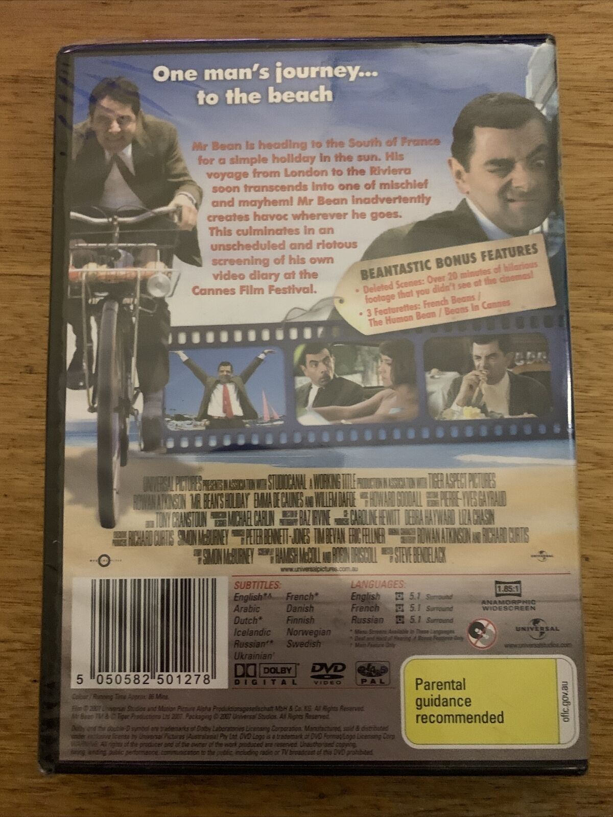 *New Sealed* Mr Bean's Holiday (DVD, 2007) Rowan Atkinson Region 4