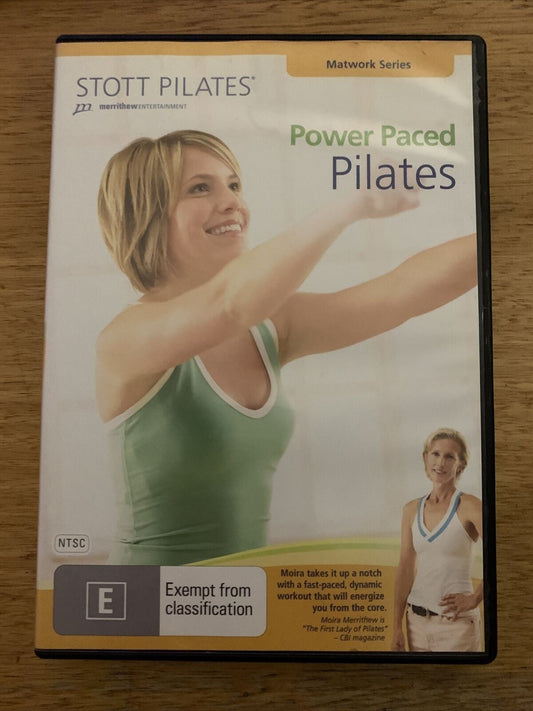 Stott Pilates - Power Paced Pilates (DVD, 2006) Moira Merrithew All Regions