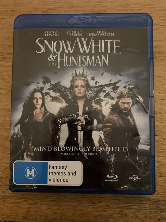 Snow White & The Huntsman (Blu-ray, 2012) Kristen Stewart, Chris Hemsworth