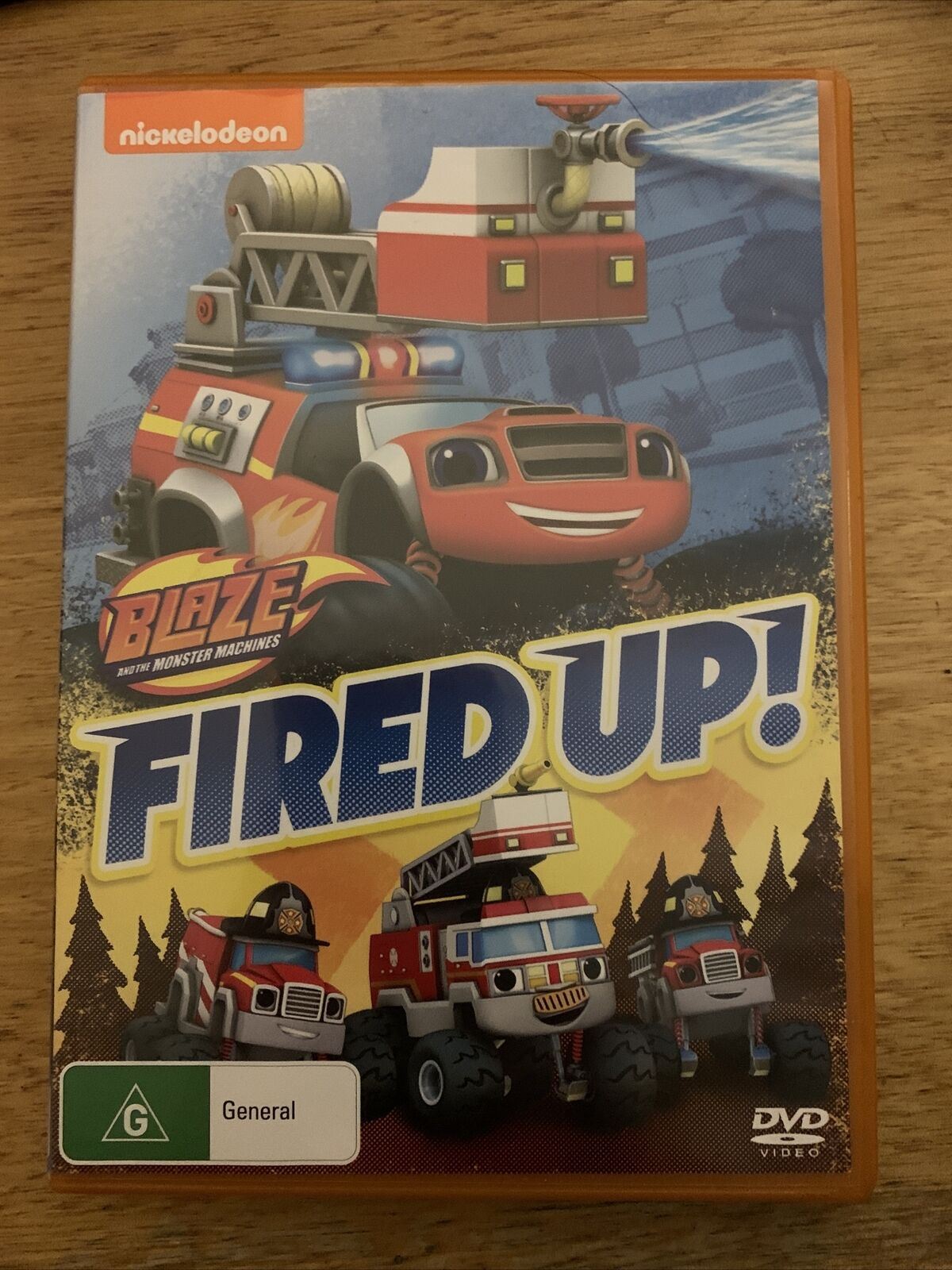 Blaze And The Monster Machines - Fired Up! (DVD, 2017) Region 4&2