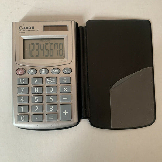 Canon LS-270H Solar Powered Calculator with Wallet Case