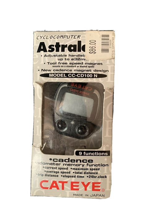 Cat Eye CC-CD100 N Cyclo Computer Speedometer, Trip Computer