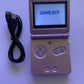 Nintendo Gameboy Advance SP Pink Handheld with USB Charger