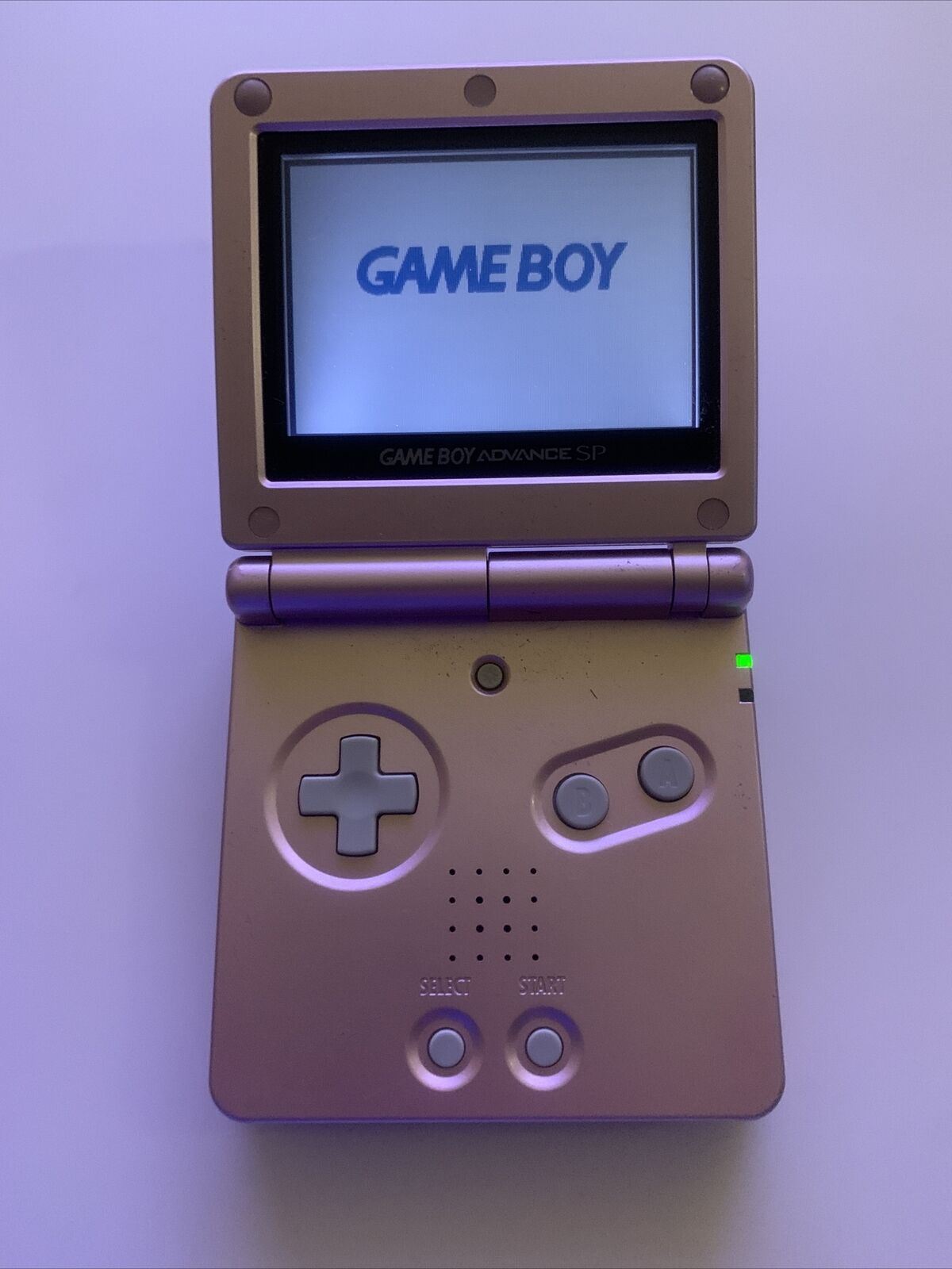 Nintendo Gameboy Advance SP Pink Handheld with USB Charger