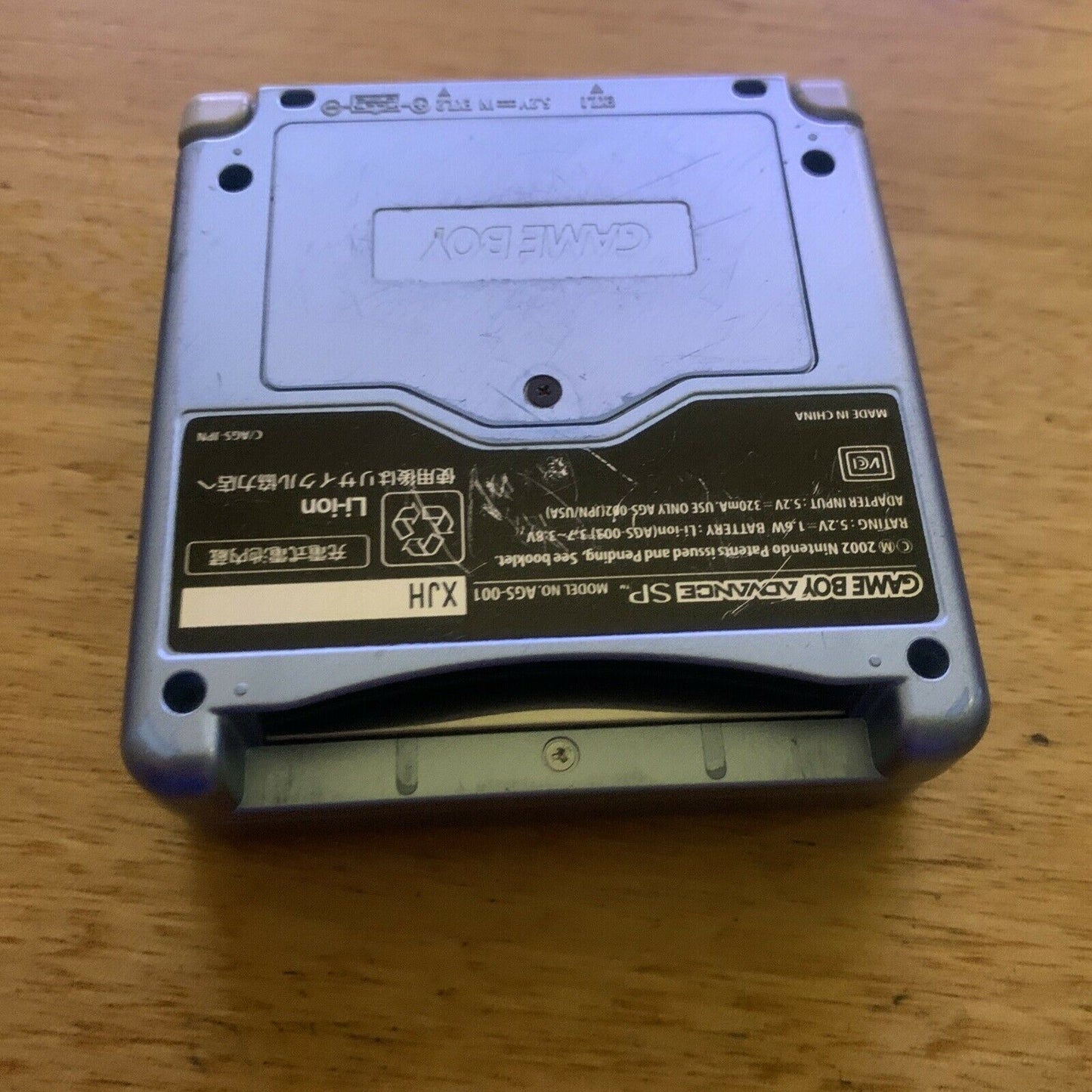 Nintendo Gameboy Advance SP Light Blue with USB Charger