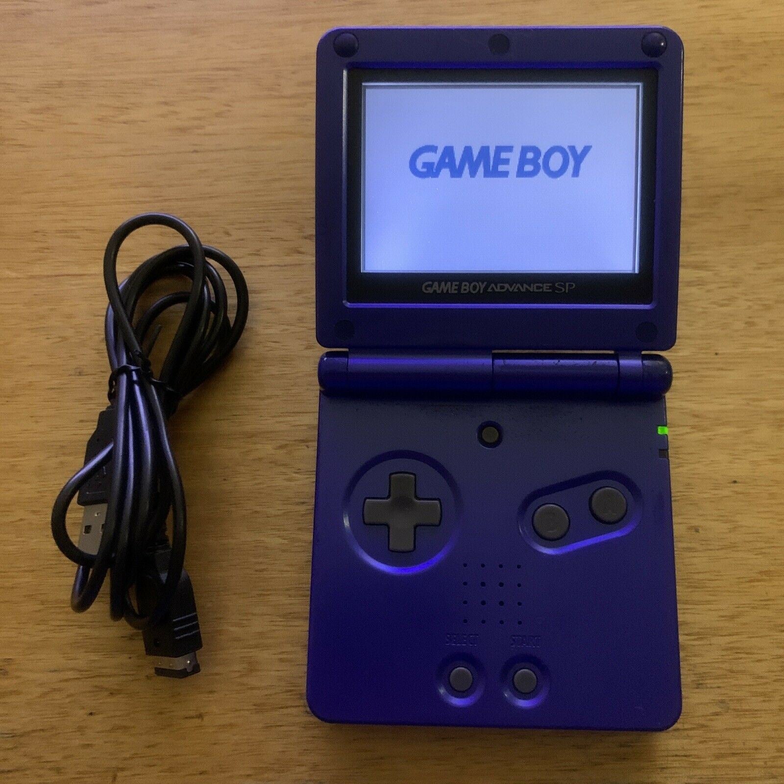 Nintendo Gameboy Advance SP Blue Handheld System with USB Charger ...