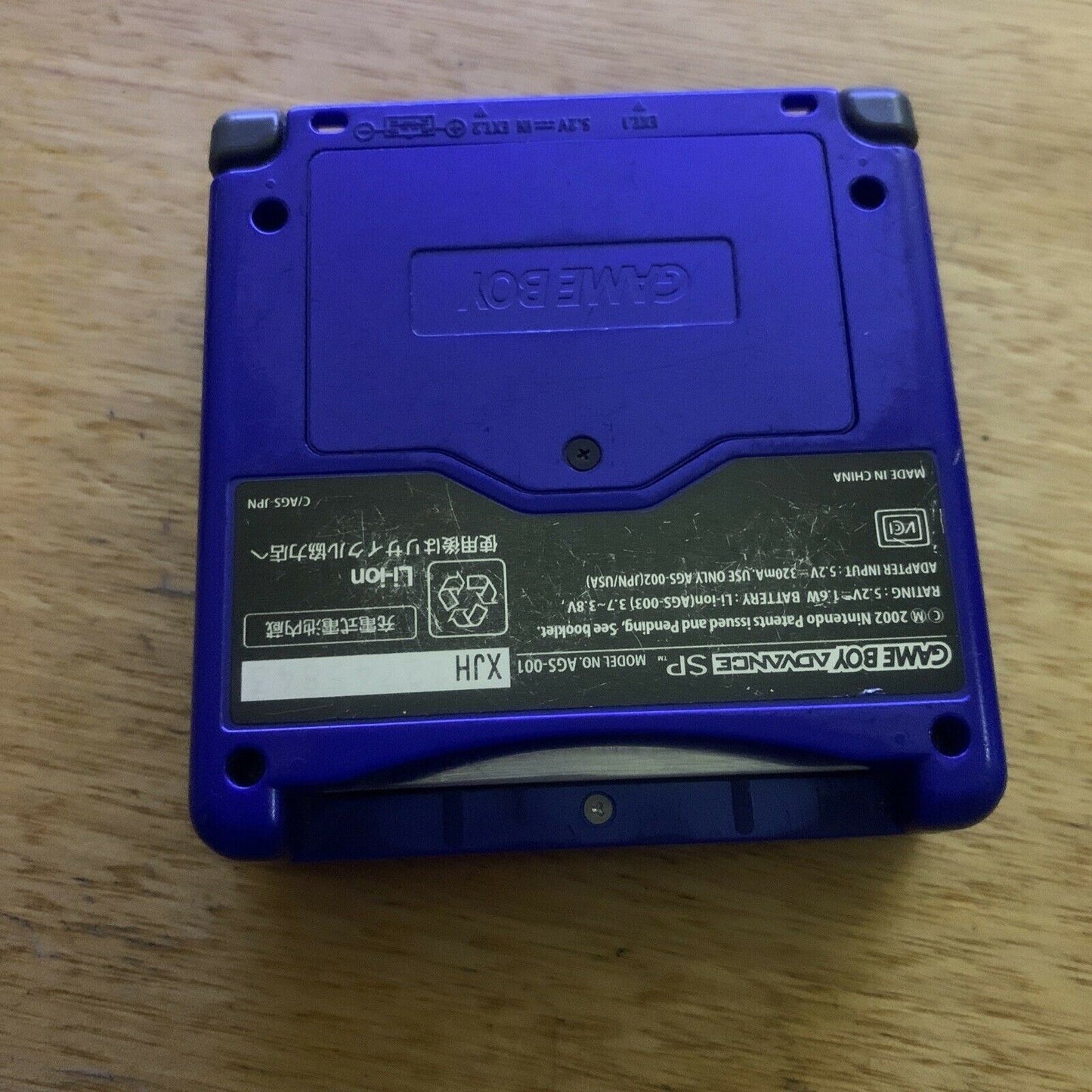 Nintendo Gameboy Advance SP Blue Handheld System with USB Charger