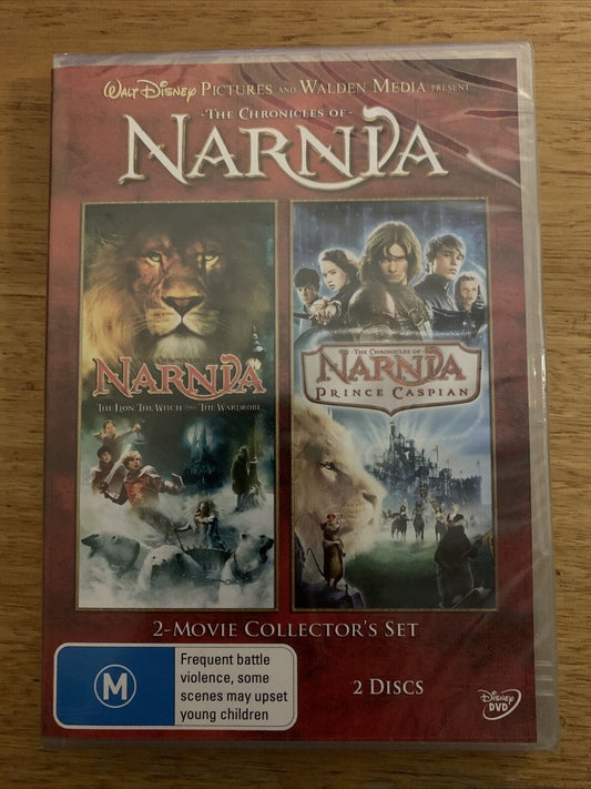*New Sealed* The Chronicles Of Narnia - Lion & The Witch + Prince Caspian (DVD)
